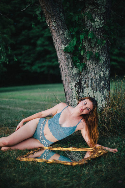 Echo High Rise Lace Thong (multiple colors)