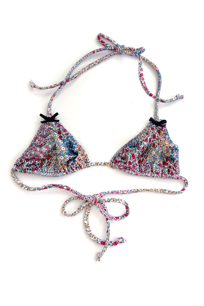 In Heroes We Trust x Clare Bare Eventide String Bikini Top in Multicolor Floral