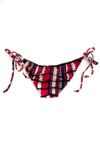 LOW STOCK In Heroes We Trust x Clare Bare Eventide String Bikini Bottom in Plaid