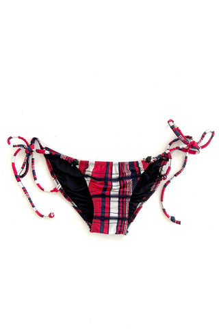LOW STOCK In Heroes We Trust x Clare Bare Eventide String Bikini Bottom in Plaid