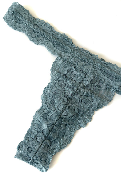 Echo High Low Rise Lace Thong (multiple colors)