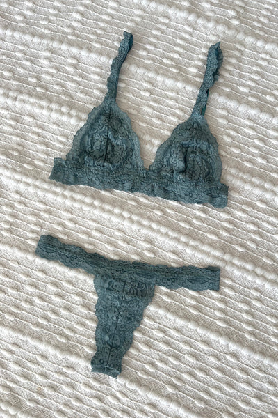 Echo Triangle Lace Bralette