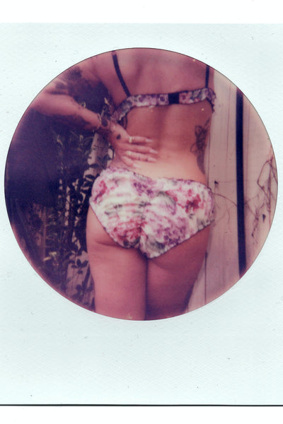 Oleander Bralette in Hydrangea Print