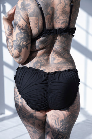 READY TO SHIP Oleander Bloomer in Black Tencel Modal Jersey S, M, L, XL, XXL