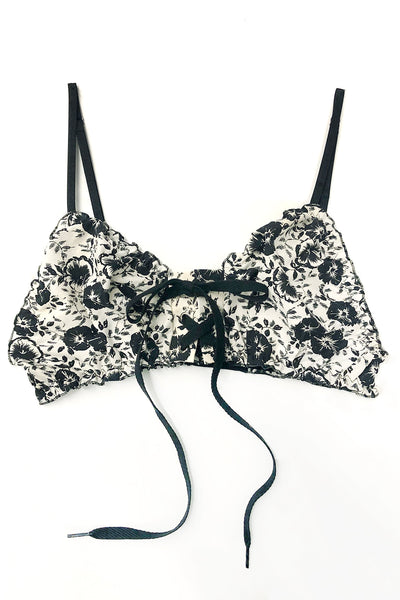 Cardamine Lace Up Bralette + Garter Short Mystery Set