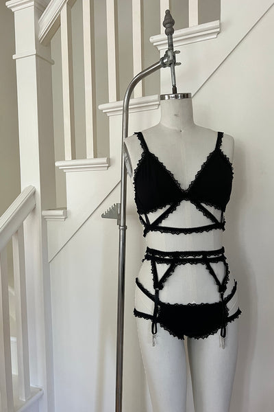 Adorella Panty in Black Tencel Modal Jersey