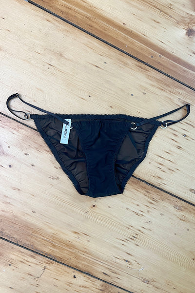 RETIRING 11/13 Demeanor Panty in Sheer Recycled Mesh