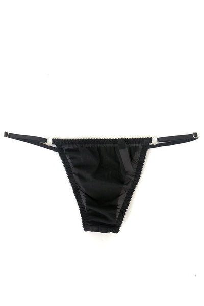 RETIRING 11/13 Demeanor Panty in Sheer Recycled Mesh