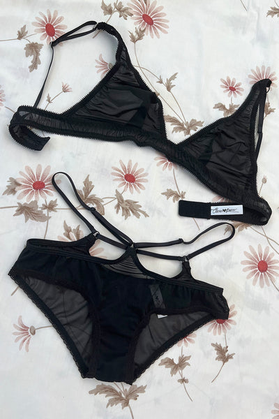 Demeanor Bralette in Sheer Recycled Mesh
