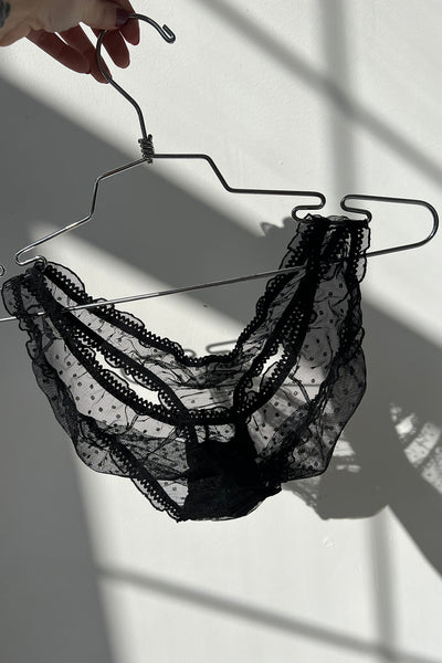 Oleander Bloomer in Sheer Swiss Dot Mesh