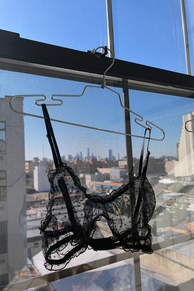 Oleander Bralette in Sheer Swiss Dot Mesh