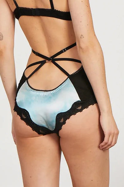 SALE Eternal Daze Bodysuit in Hand Organic Dyed Silk Charmeuse