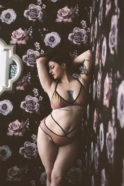 READY TO SHIP Sunset Strappy Panty Sizes L, XL